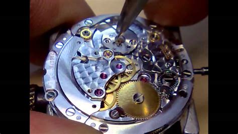 repairing a Rolex watch